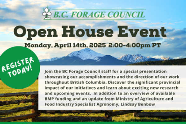 BC Forage Council Open House