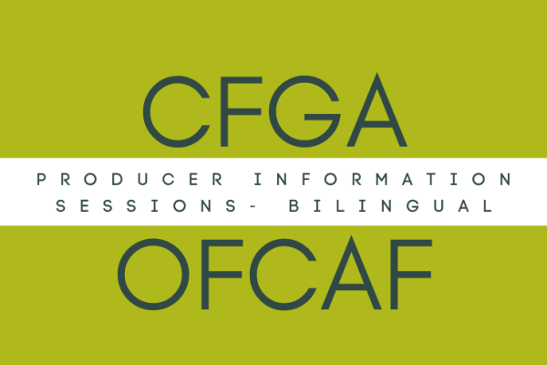CFGA OFCAF Producer Information Session