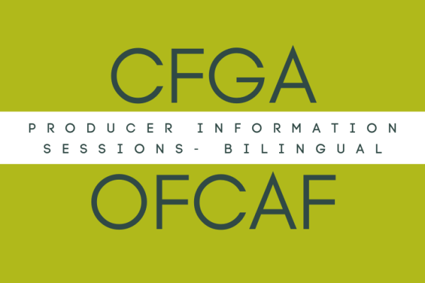 CFGA OFCAF Producer Information Session
