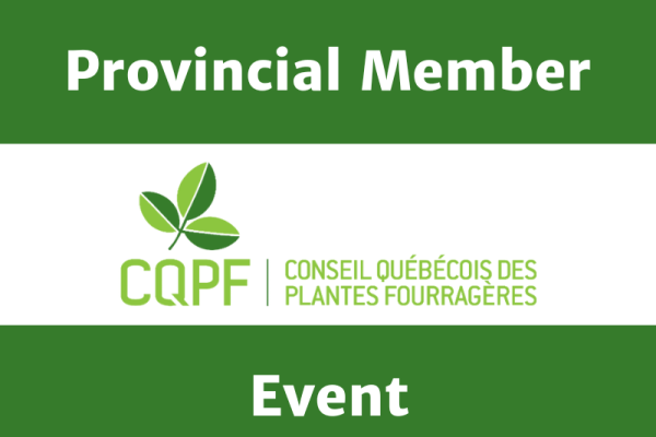 CQPF - Provincial Member event - Ferme de la Carpe, Lac St-Jean