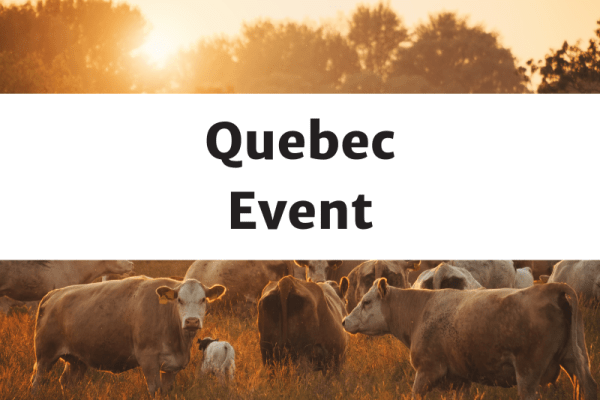 On-Farm Pasture and Biodiversity Workshop -  St.Félix-de-Kingsey, Quebec