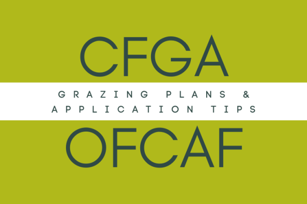 Grazing Plan Power Hour: OFCAF Grazing Plans & Application Tips